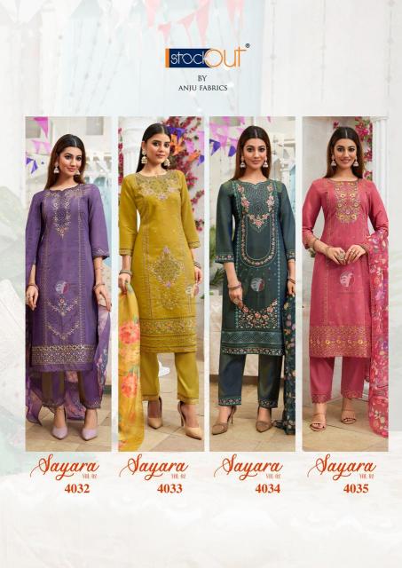 Anju fabrics sayara vol 2 kurti wholesalers in dadar mumbai